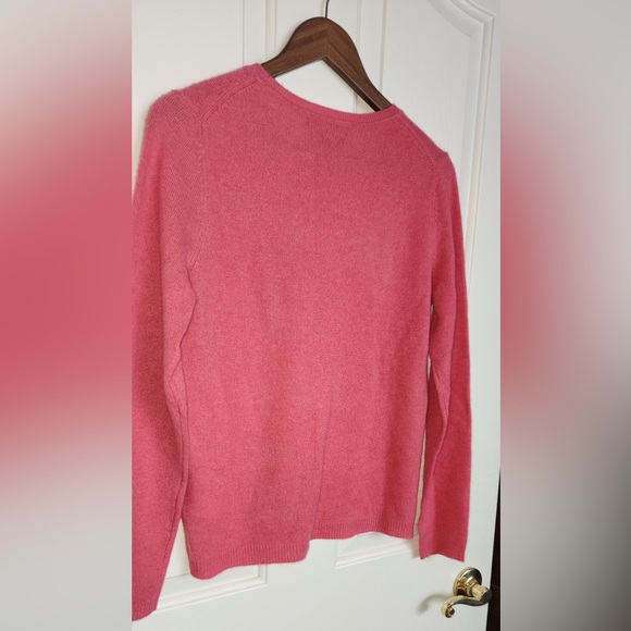 TAHARI Pure Luxe Coral Cashmere sweater - Picture 3 of 3